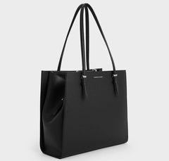 Sansa Tote Bag - Noir -By Sea Courier Method 🚢📦