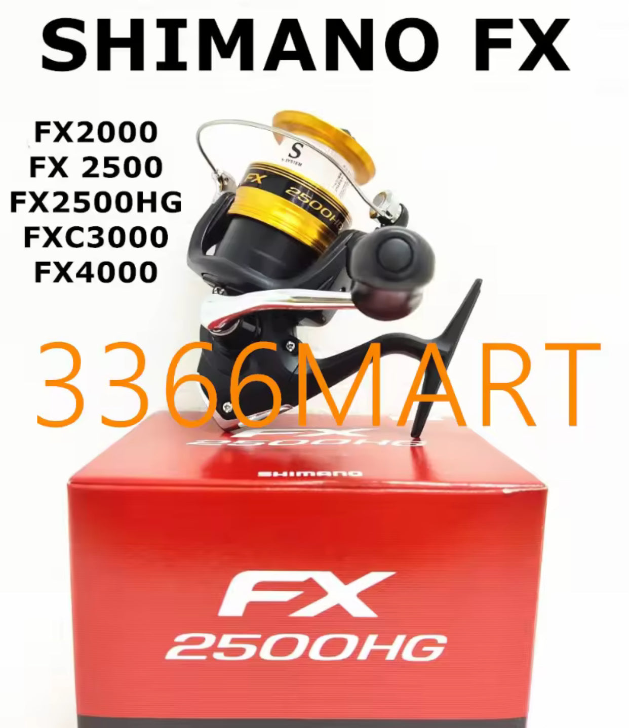 3366 SHIMANO FX NEW MODEL 2019 FX2000 / FX 2500 / FX2500HG / FXC3000 / FX4000 FISHING REEL - By Sea Courier Method 🚢📦