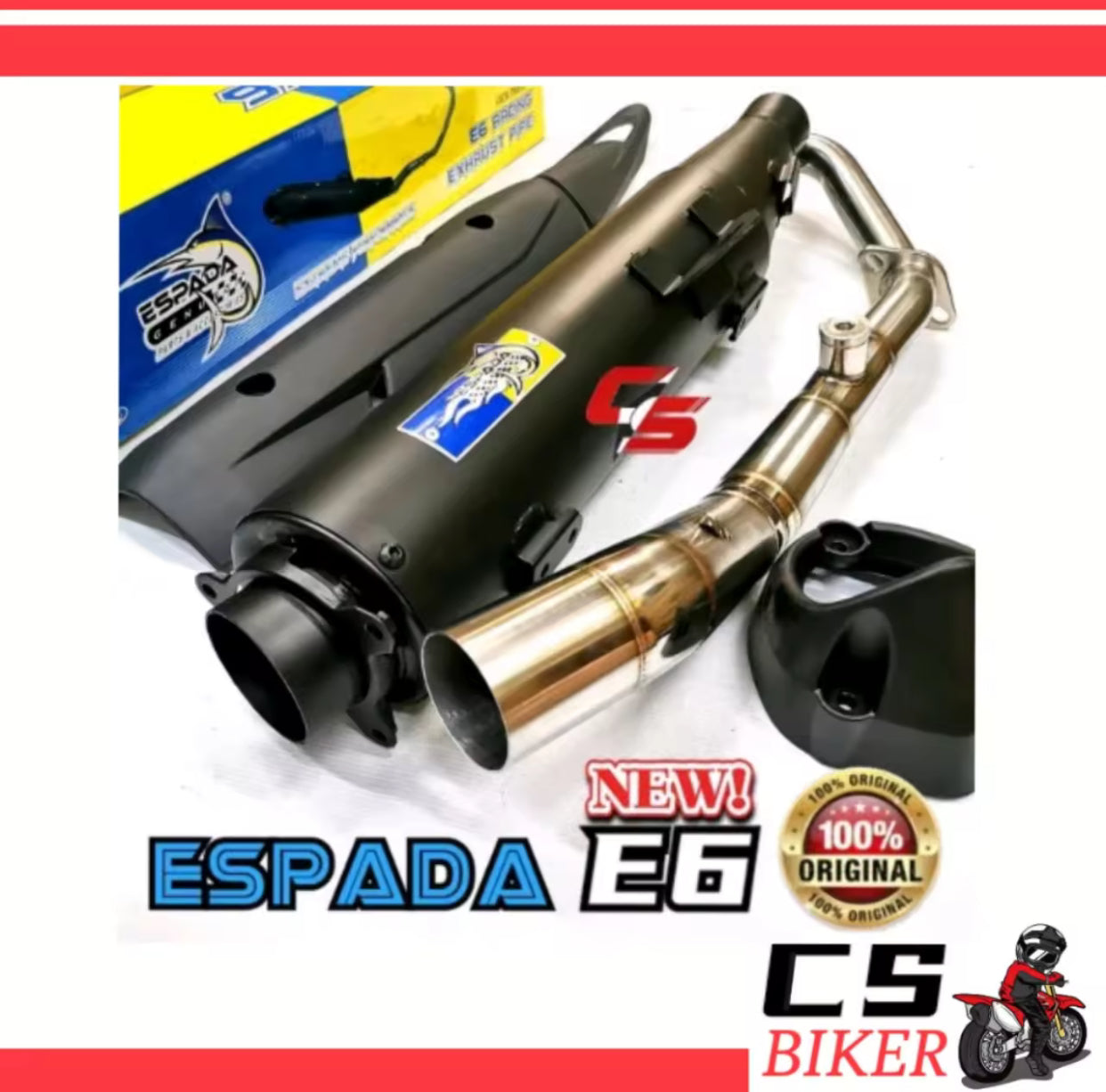 XRACING RS150 VF3I LC135 Y15ZR Y15 Y16ZR Y16 Espada E6 E7 Standard racing Exhaust 32mm 35mm 28mm -By Sea Courier Method 🚢📦