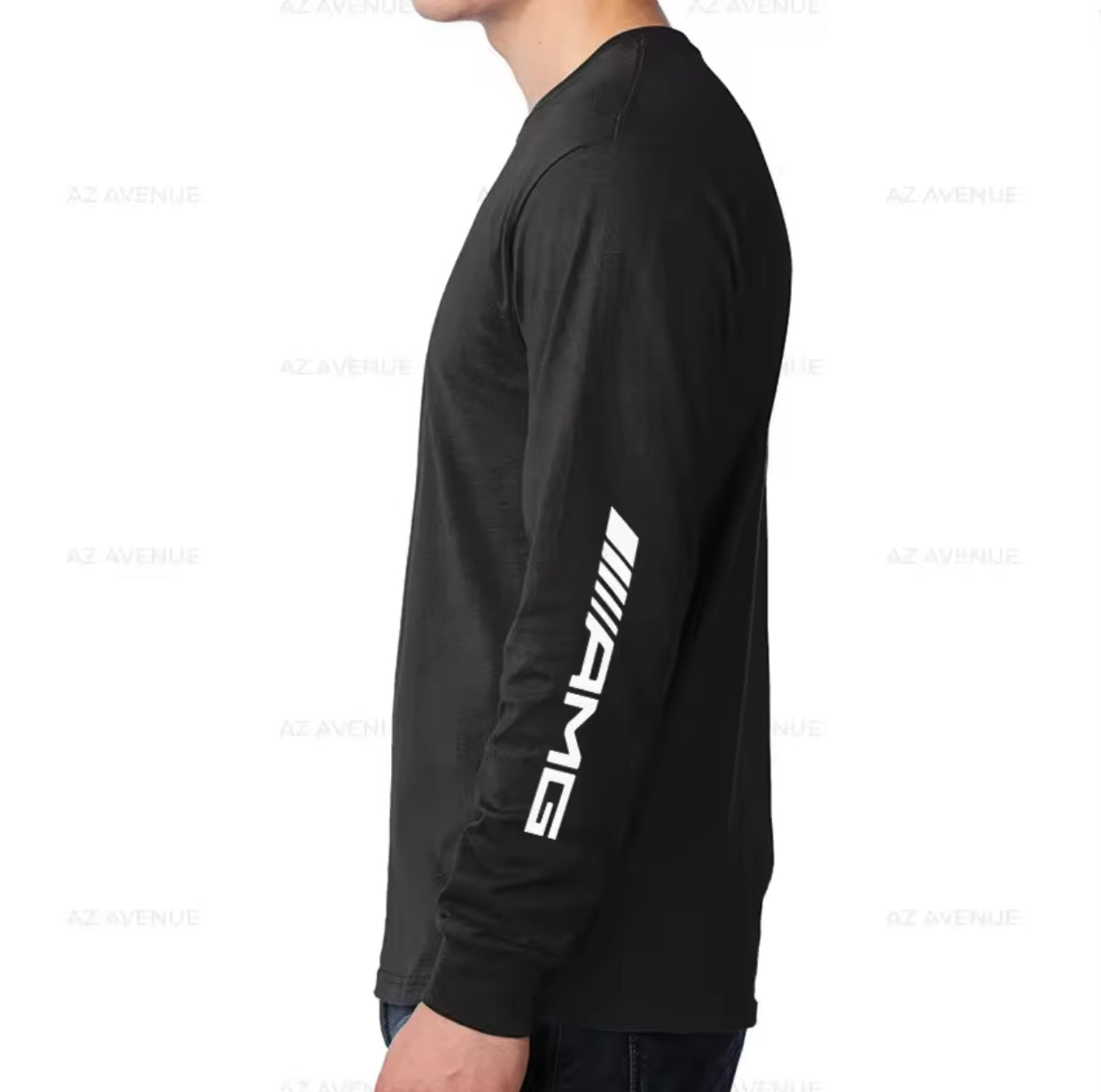 MERCEDES BENZ AMG Racing Motorsport Car Unisex Long Sleeve Lengan Panjang Baju T-Shirt T Shirt Tees AMG-LS-0004 -By Sea Courier Method 🚢📦