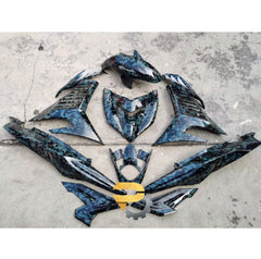 ￼YAMAHA Y15 COVER SET WARNA ( CAMO HIJAU ) CELUP WATER TRANSFER COVERSET FULL SET -By Sea Courier Method 🚢📦