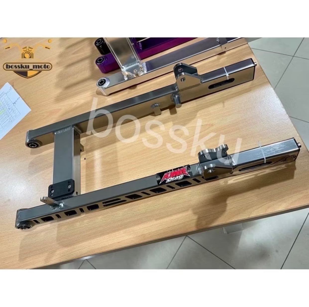 ￼Swing Arm panjang 55cm +2inch SRL115 Honda Wave125 Wave125S Future W100R W110 Dash New DRAGSTER SLOT -By Sea Courier Method 🚢📦