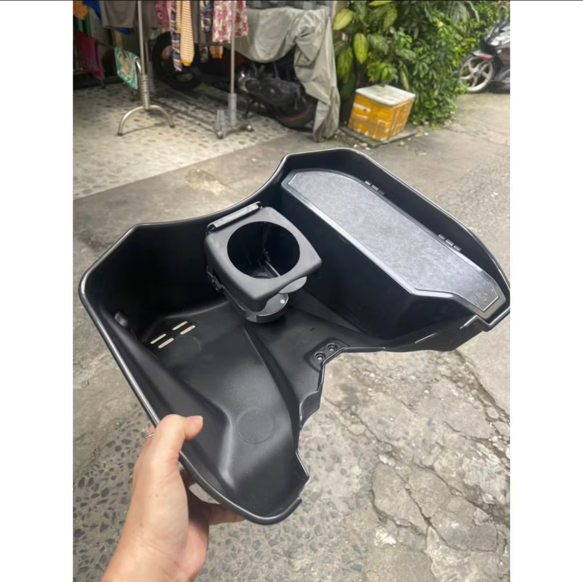 DHC- Appi Plastic Basket Mounted with Winner V1/ Winner X V2 V3 / Exciter 2010-Ex 135-Ex 150-Ex 155 -By Sea Courier Method 🚢📦