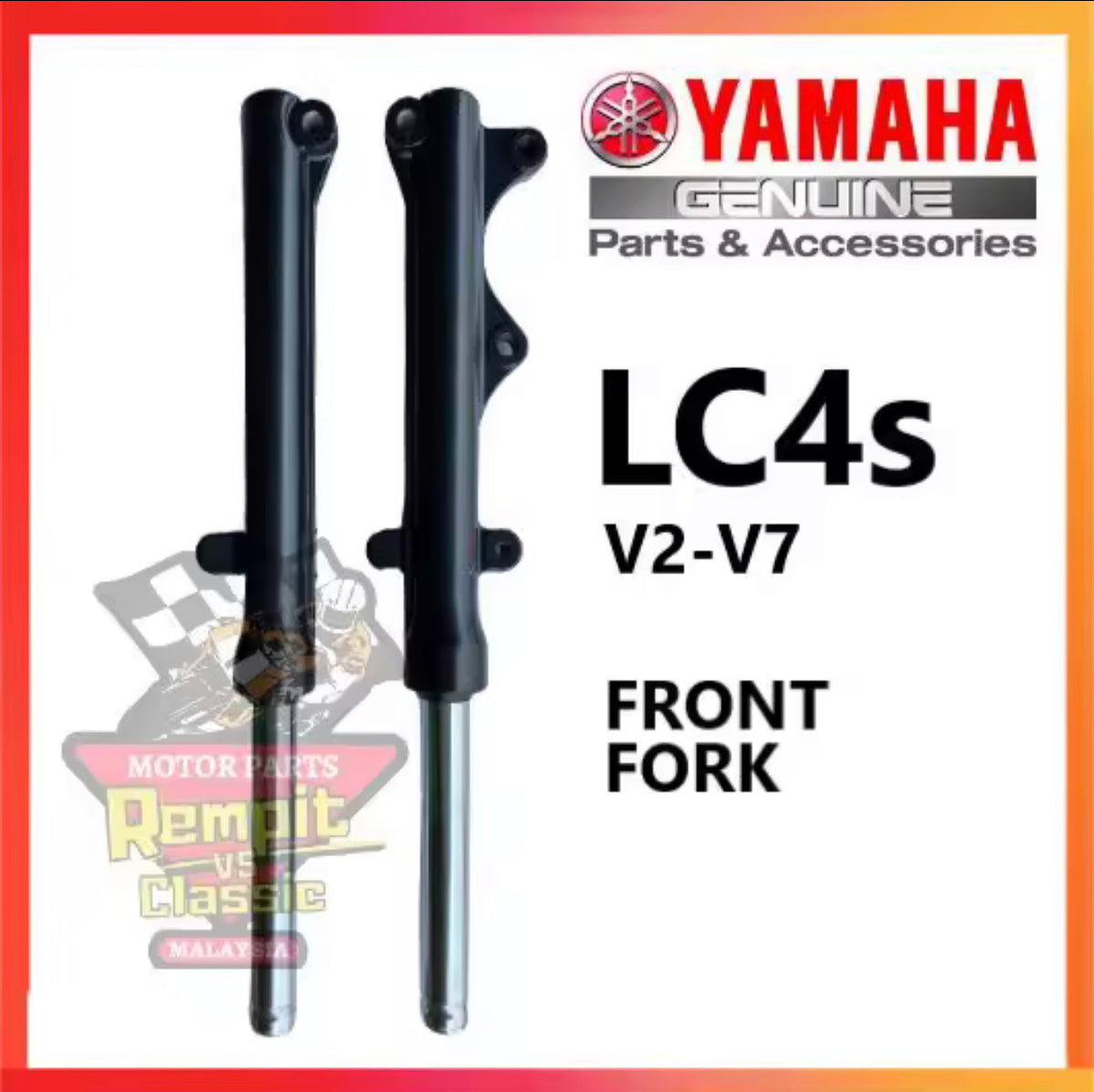 REMPIT LC135 V2 - V7 (disk kecil) FRONT FORK ABSORBER DEPAN DAMPER SET LC135 4SPEED 4S LC4S LC NEW 55D CLUTCH -By Sea Courier Method 🚢📦