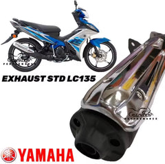 ☟YAMAHA LC135 4S 5S NEW STANDARD EXHAUST PAIP LC135 V1 V2 V3 V4 V5 V6 V7 LC4S EKZOS STD KILANG LC135 Standard Pipe YAMAHA -By Sea Courier Method 🚢📦