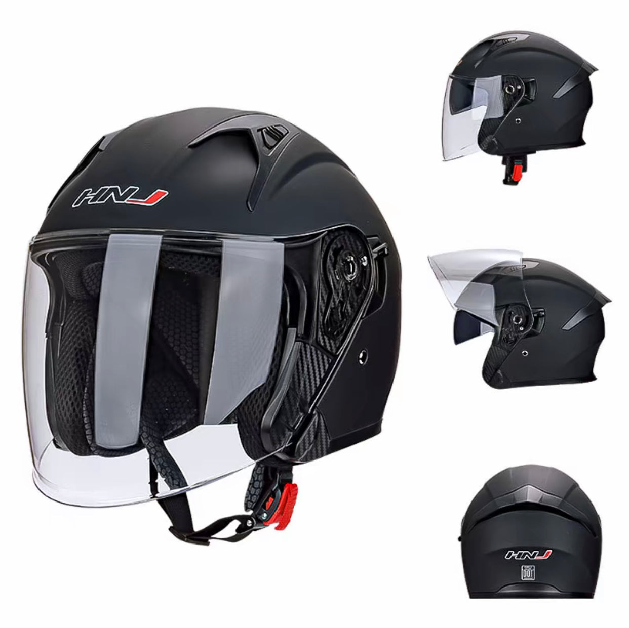 HNJ Flip Up Helmet Motorcycle Double Visor Modular Full Face-By Sea Courier Method 🚢📦