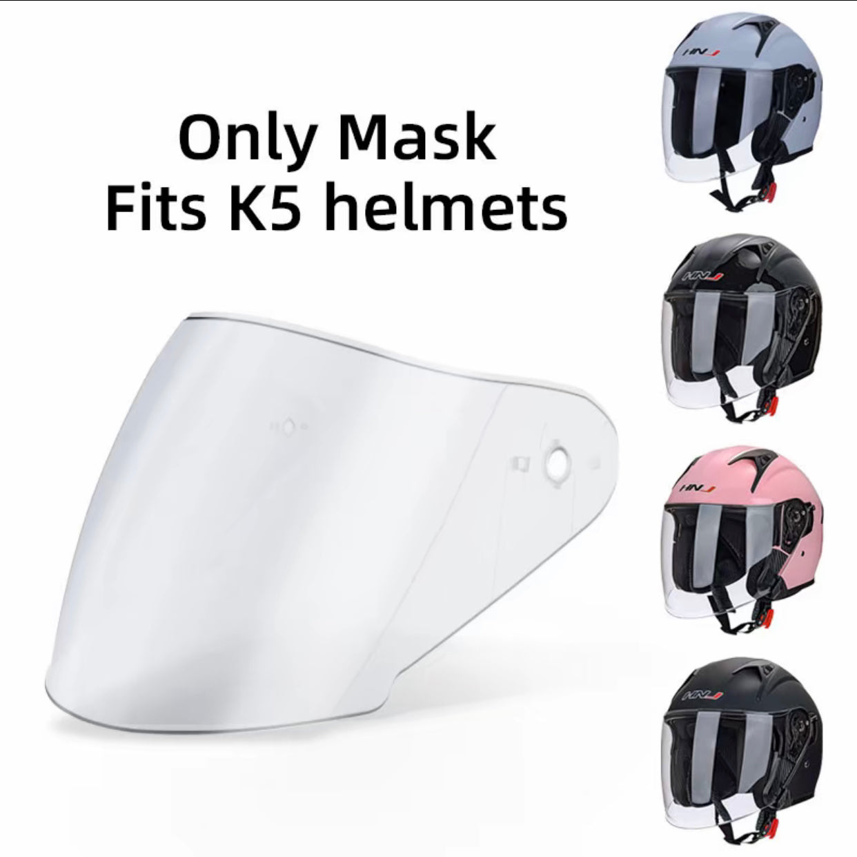 HNJ Helmet Motor Safety Motorcycle Double Visor 100% Original Gear -By Sea Courier Method 🚢📦