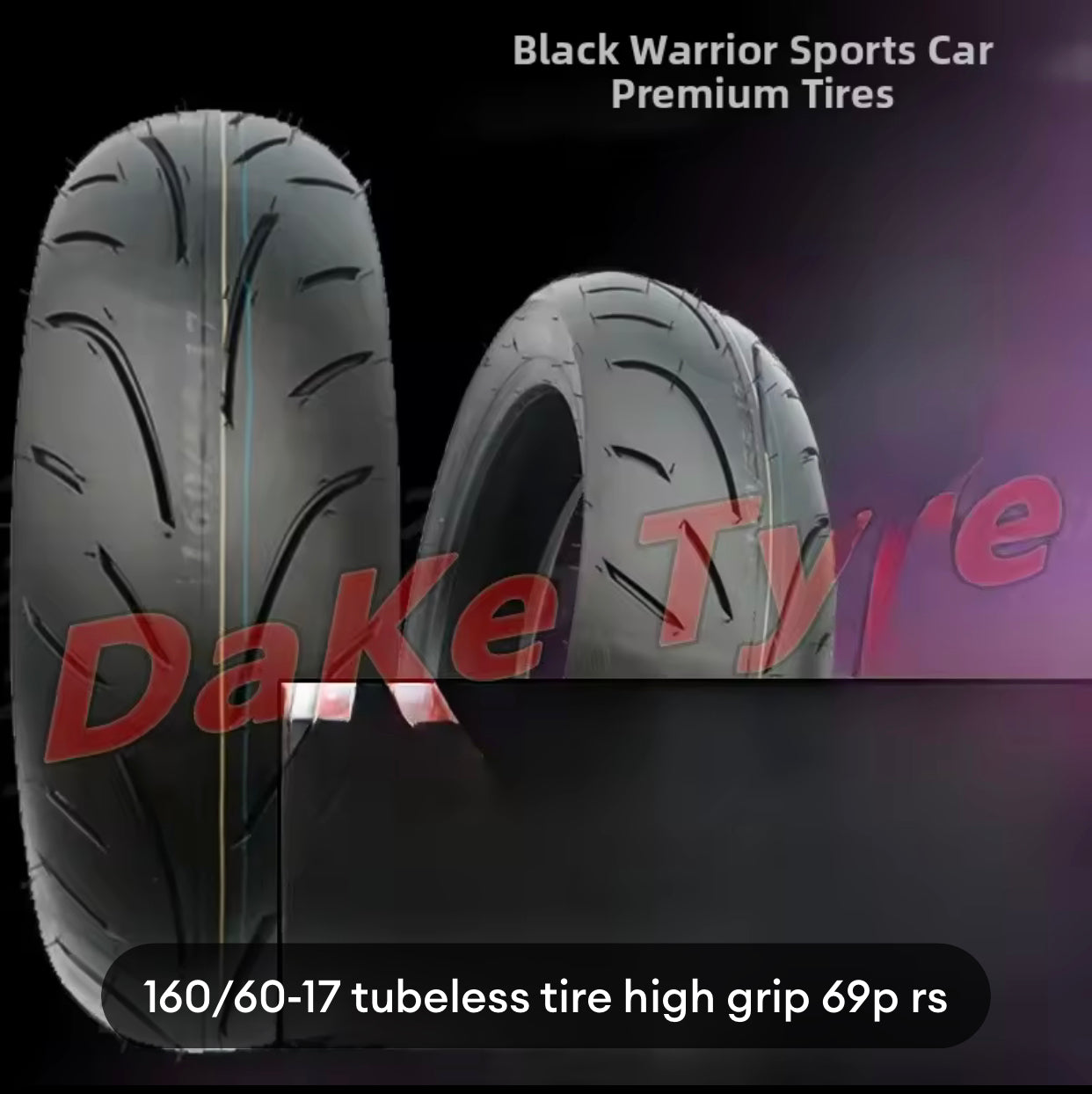 Semi-Melting Motorcycle Tyres 180/55zr-17 for Benelli Yellow Dragon/Battle/Chase/Six Hundred Motorcycle Accessories -By Sea Courier Method 🚢📦