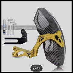Motorcycle Rear Wheel Mudguard CNC Aluminum Alloy Extension Splash Pad For Most EV motorcycle Yadea E8S pro -By Sea Courier Method 🚢📦