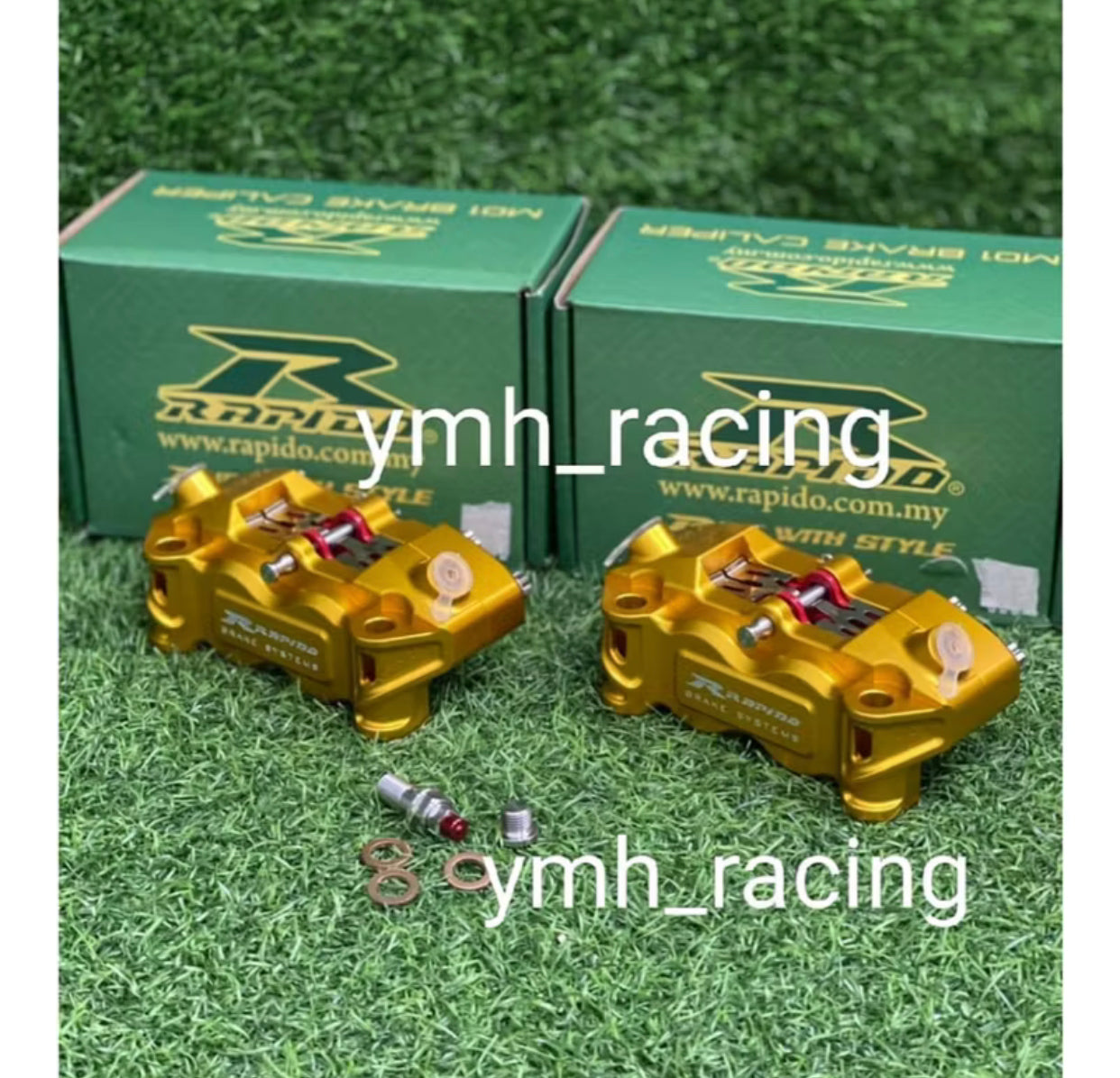 Rapido Modified Brake Caliper T1 Series 100mm GOLD -By Sea Courier Method 🚢📦