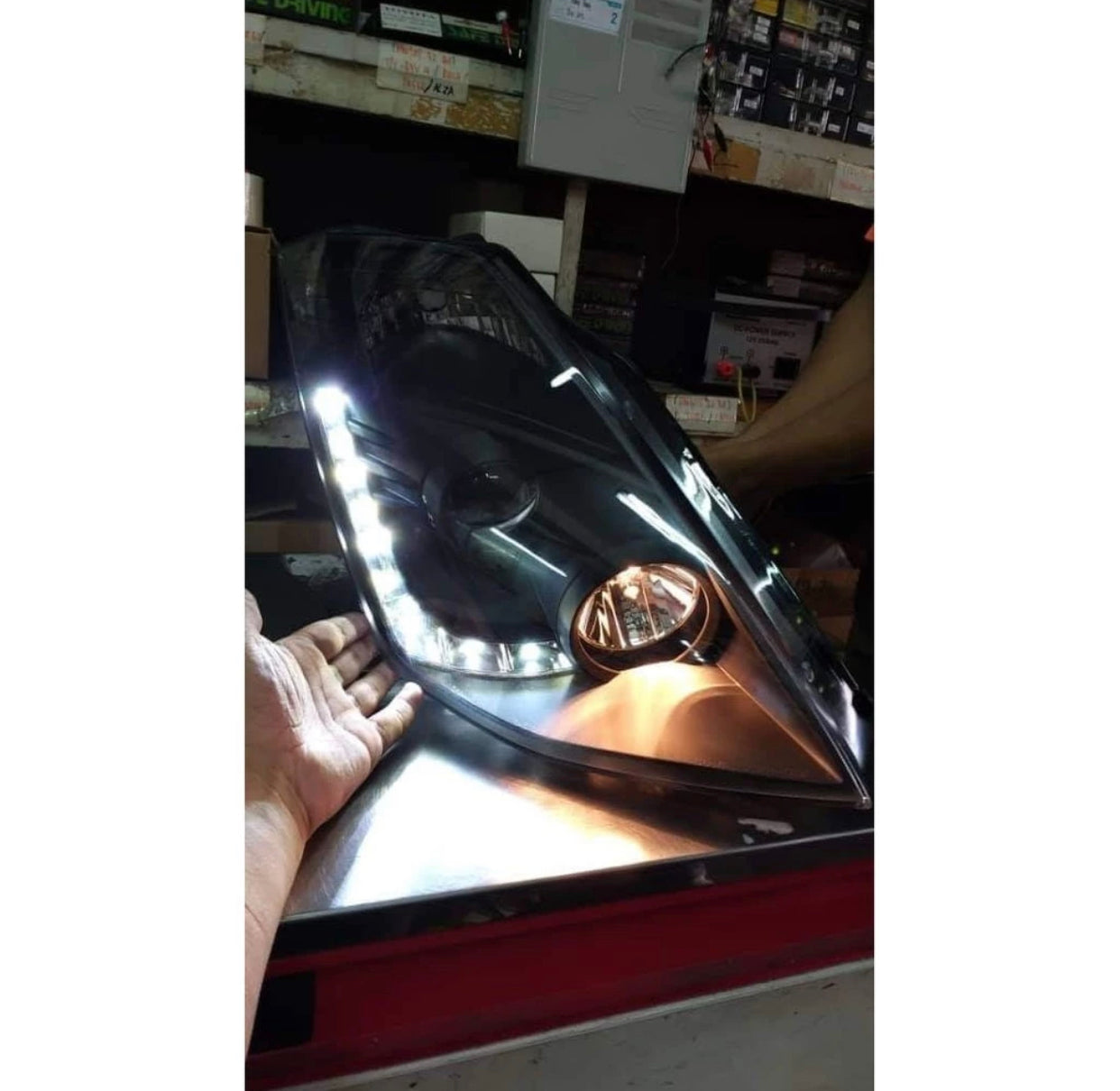 ￼Nissan Fairlady 350Z Projector LED DRL Headlamp 03-05 - By SEA Courier Method 🚢