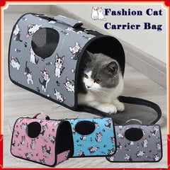 ￼Bag cat Pet Bag LARGE 52cm Pet Cat Carrier Travel Foldable/  Beg cat -By Air Courier Method🛫📦