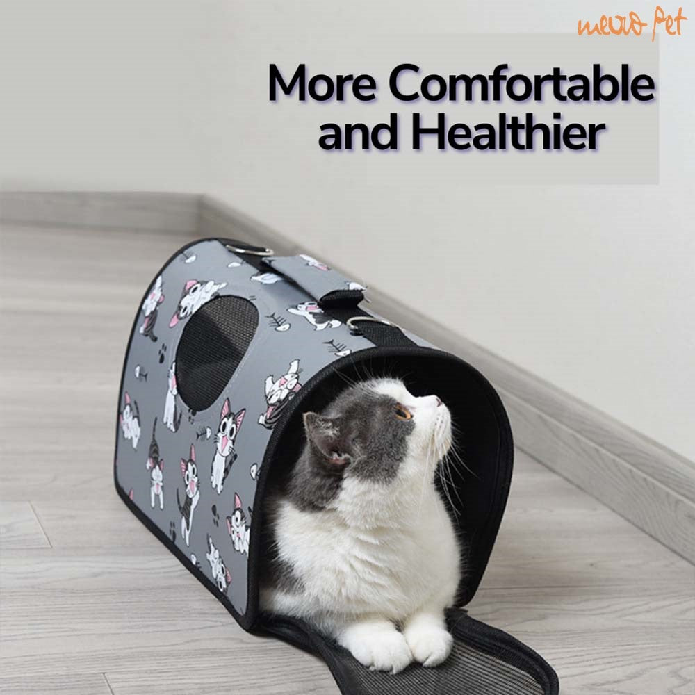 ￼Bag cat Pet Bag LARGE 52cm Pet Cat Carrier Travel Foldable/  Beg cat -By Air Courier Method🛫📦