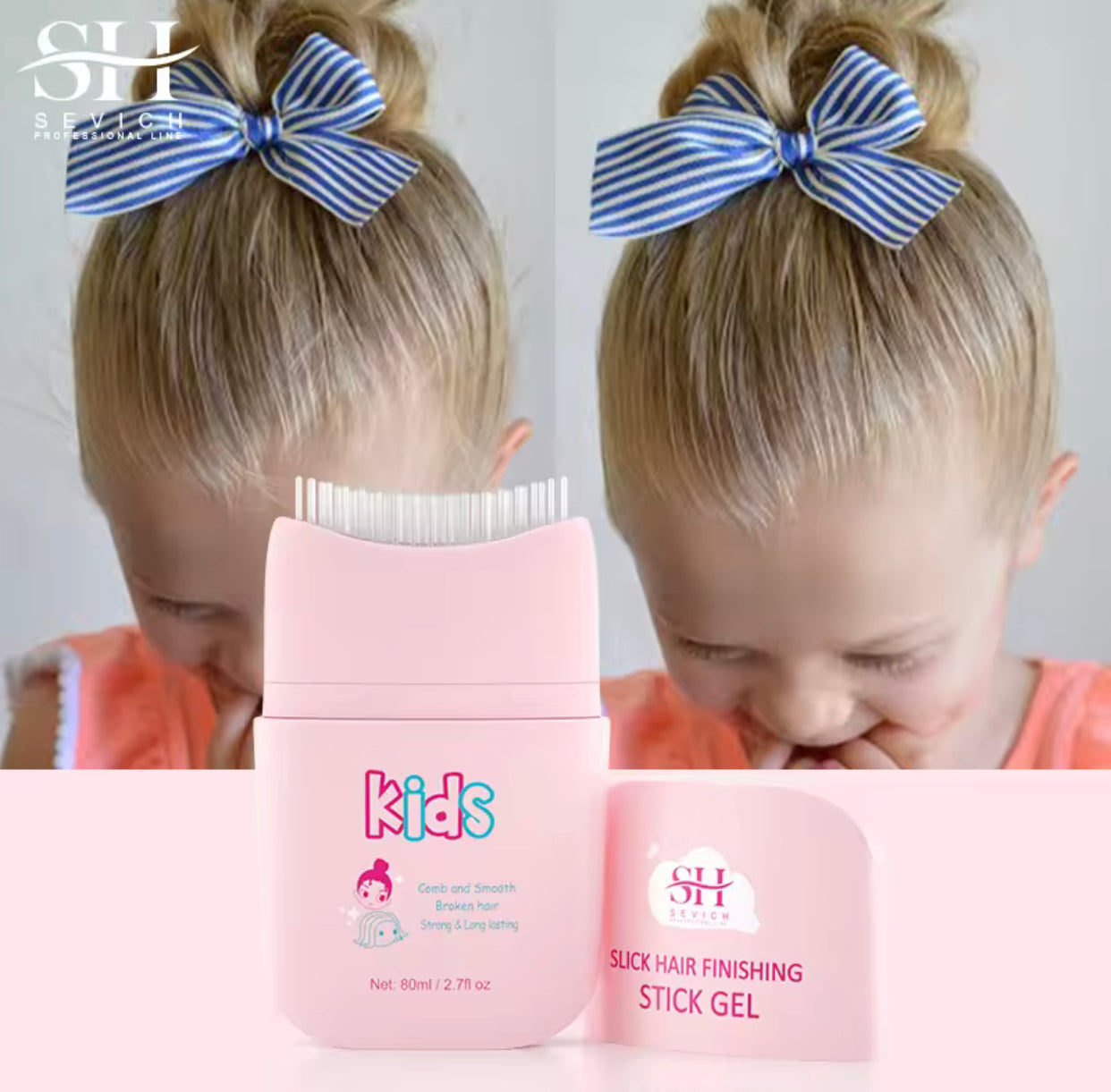 SEVICH Slick Stick For Kids Hair Styling Gel Baby Hair Finishing Wax Sleek Stick for Kids Hair Gel for Kids Girl -By Sea Courier Method🚢📦