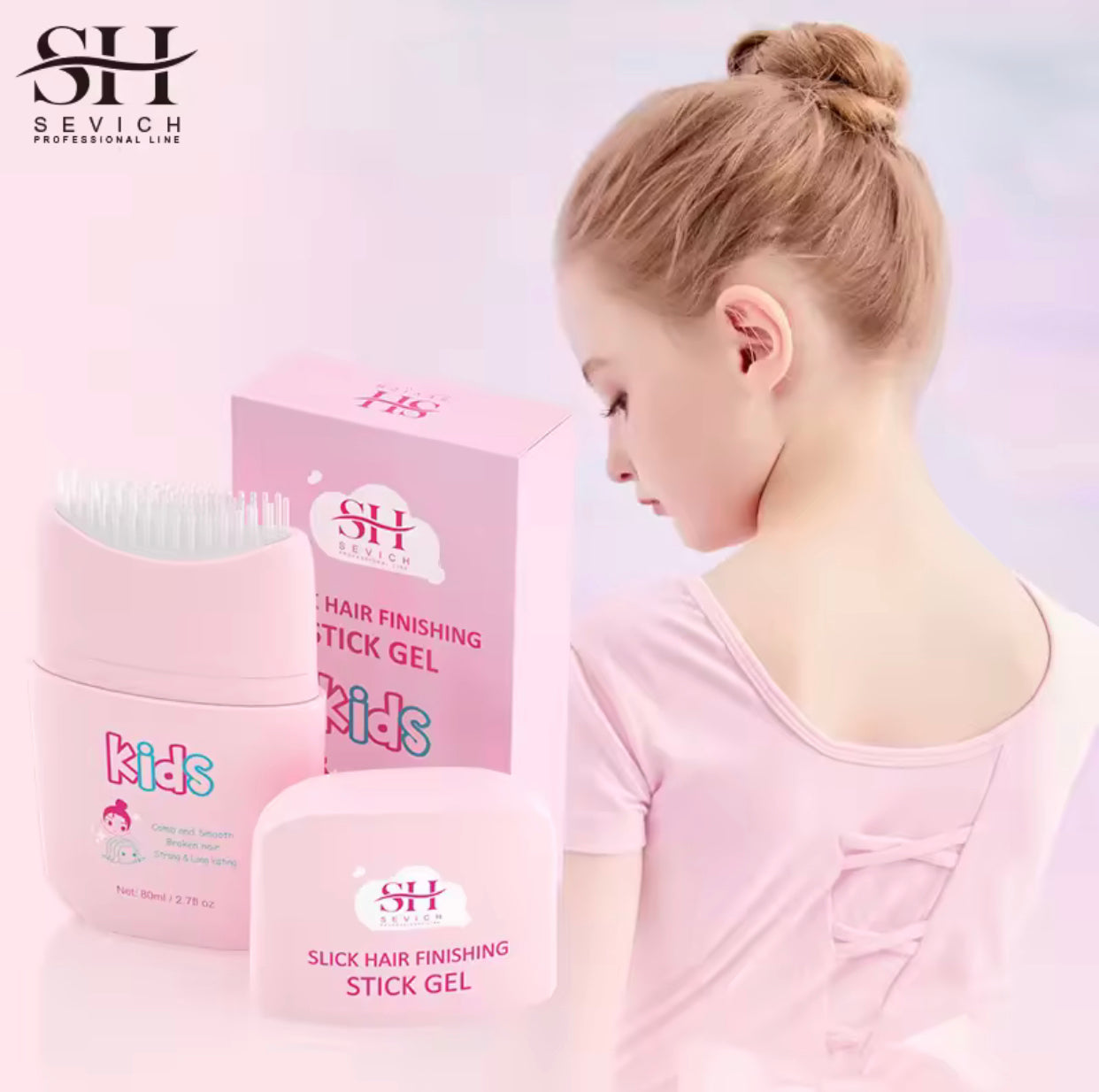 SEVICH Slick Stick For Kids Hair Styling Gel Baby Hair Finishing Wax Sleek Stick for Kids Hair Gel for Kids Girl -By Sea Courier Method🚢📦