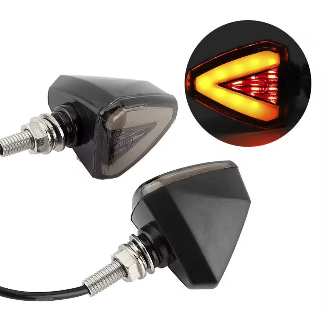 Waterproof LED Motorcycle Indicator Lights -By Sea Courier Method 🚢📦