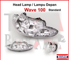 Wave 100 HONDA Head Lamp / Head Light, Diamond Eyes Standard -By Sea Courier Method 🚢📦