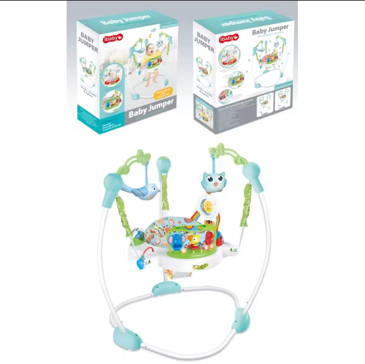 ORIGINAL 360˚ iBaby Rainforest Jumperoo Baby Jumper Baby Swing Body-building Rocking Chair -By Sea Courier Method 🚢📦