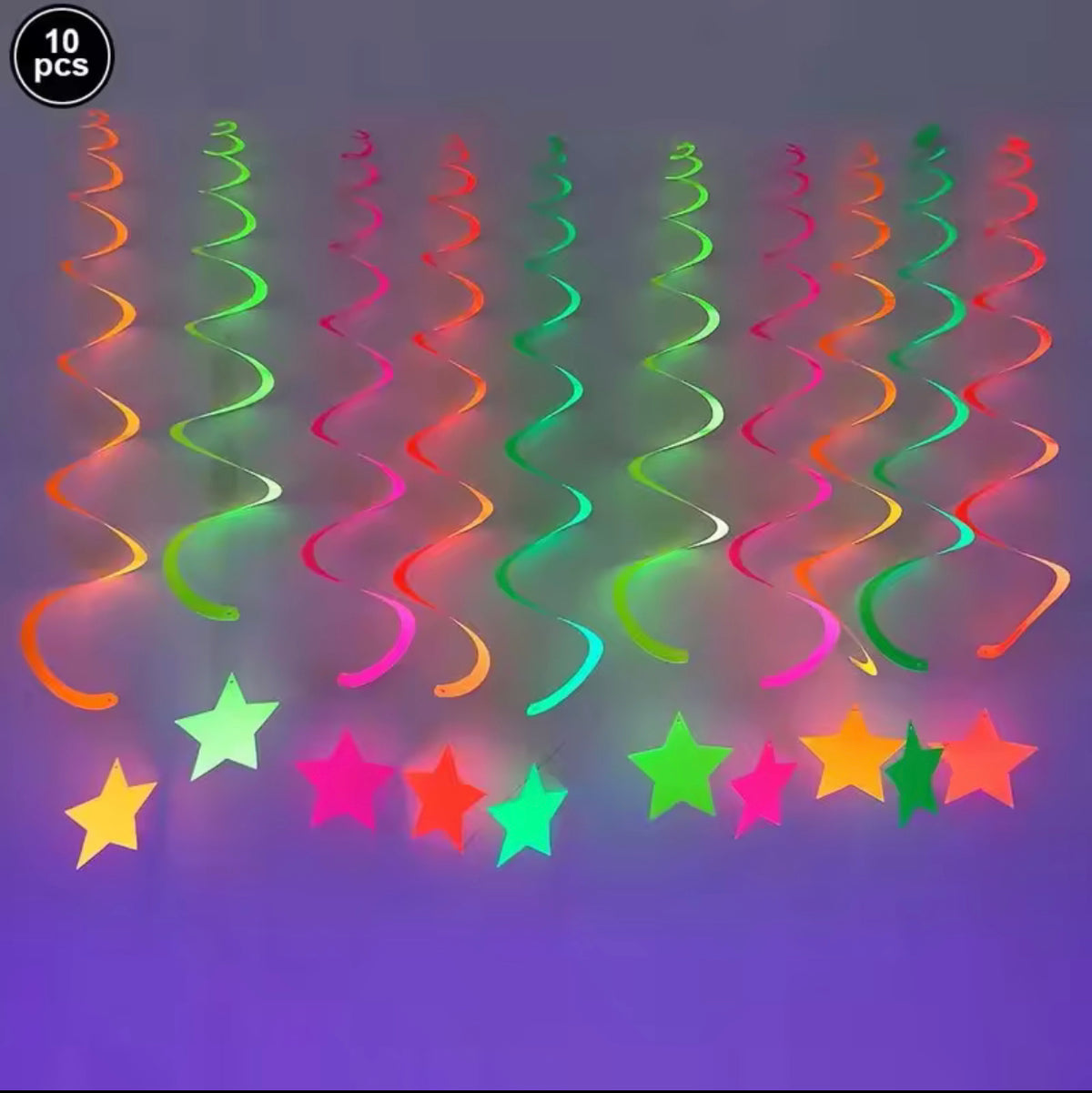 [HobbyKing]Bannière nota Musicale Fluorescente, 300cm, Décor de ixd'Anniversaire, 80-an 90-an Chang Hip Hop, Décorations de ix -By Sea Courier Method 🚢📦