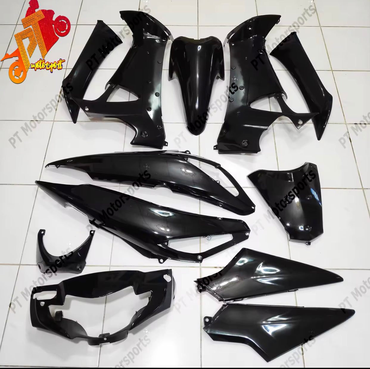 Honda Wave 125S Cover Set Black Sticker Complete -By Sea Courier Method 🚢📦