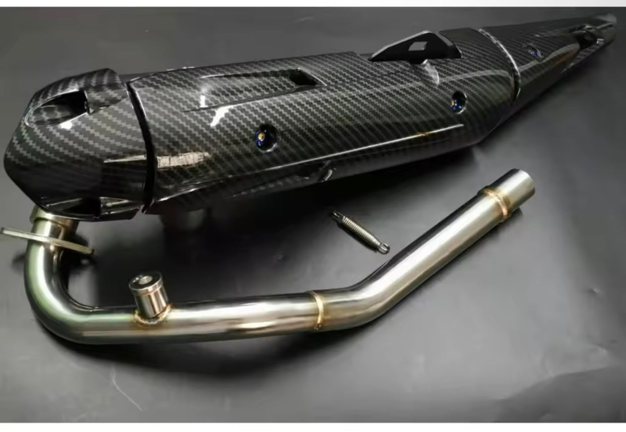 Y15ZR EXHAUST RACING CUTTING STANDARD SPECIAL EDITION EDGE WITH TITANIUM SKRU -By Sea Courier Method 🚢🎁