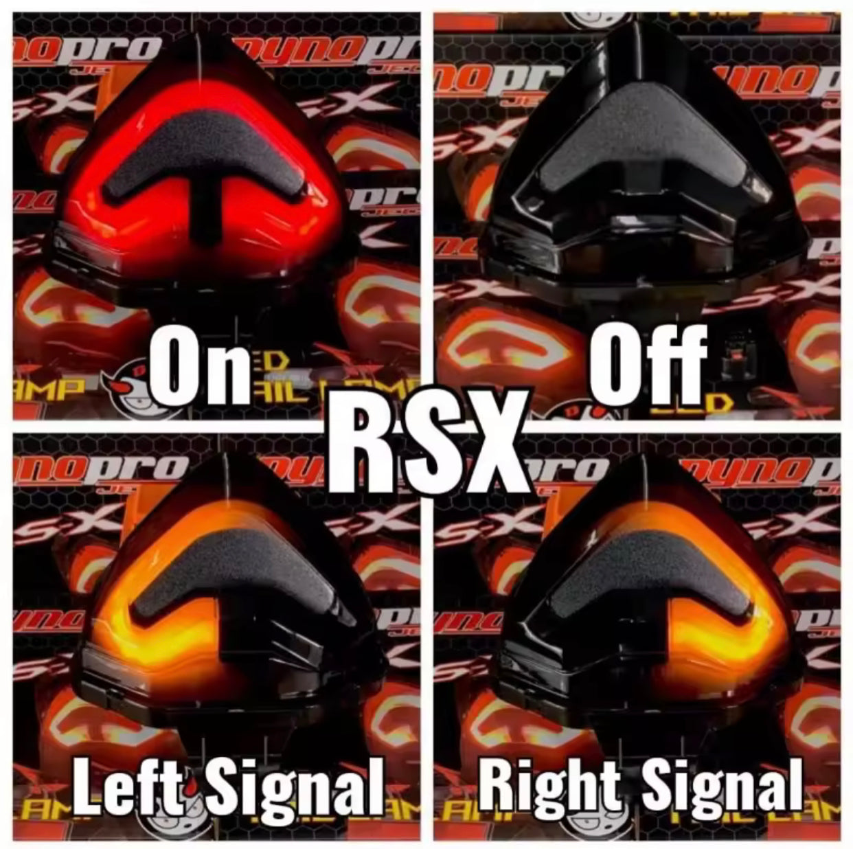 RSX150 DYNOPRO TST TAIL LAMP LED LAMPU BELAKANG RSX 150 WINNER X LIGHT -By Sea Courier Method 🚢📦