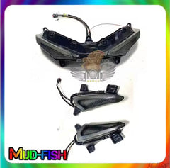 TST YAMAHA Y15ZR FRONT PILOT LIGHT / POSITION LAMP + SIGNAL SET TINTED Y15 (LED) By VISS -By Air Courier Method