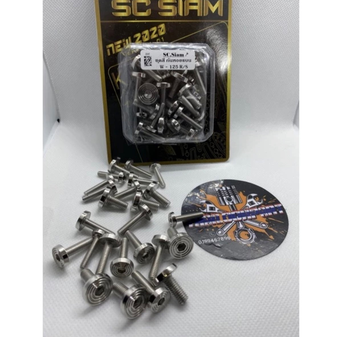 ￼skru coverset wave125 R & S sc siam 21PCS -By Sea Courier Method 🚢📦
