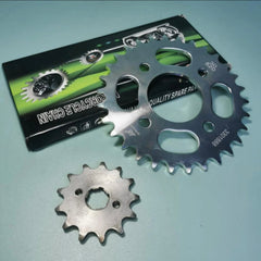 ￼KEEWAY Patagonian Eagle 250 / PE 250 - Sprocket Gear Set FR+RR + Chain (520H) -By Sea Courier Method 🚢📦