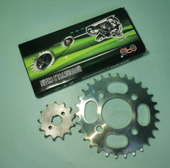 ￼KEEWAY Patagonian Eagle 250 / PE 250 - Sprocket Gear Set FR+RR + Chain (520H) -By Sea Courier Method 🚢📦