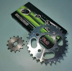 ￼KEEWAY Patagonian Eagle 250 / PE 250 - Sprocket Gear Set FR+RR + Chain (520H) -By Sea Courier Method 🚢📦