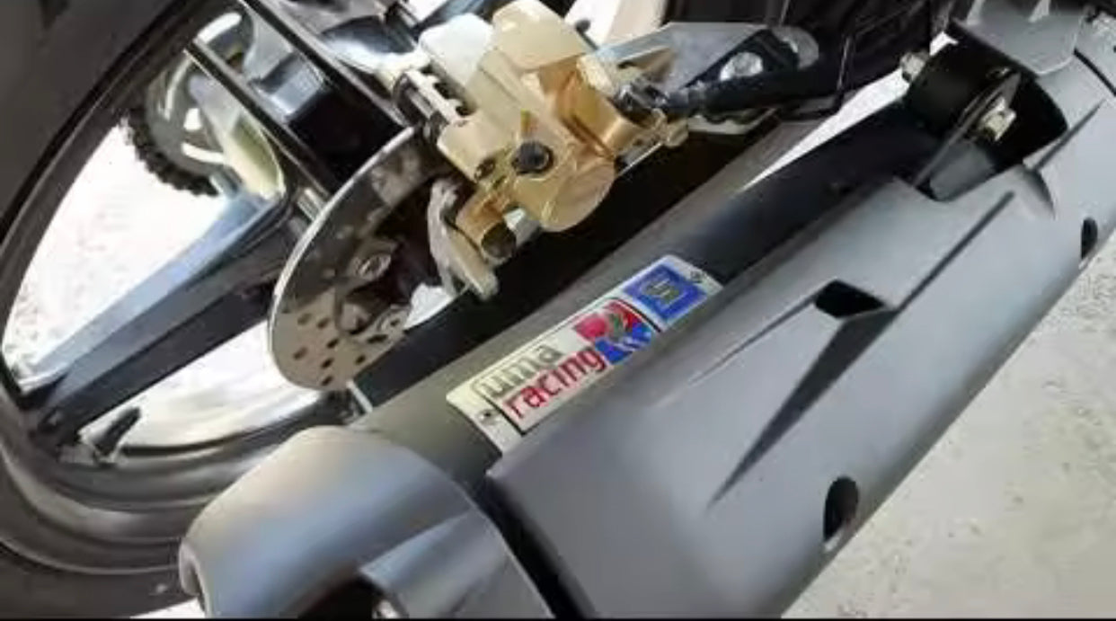 Back pressure Y15ZR Exhaust Uma Racing -By Sea Courier Method 🚢📦