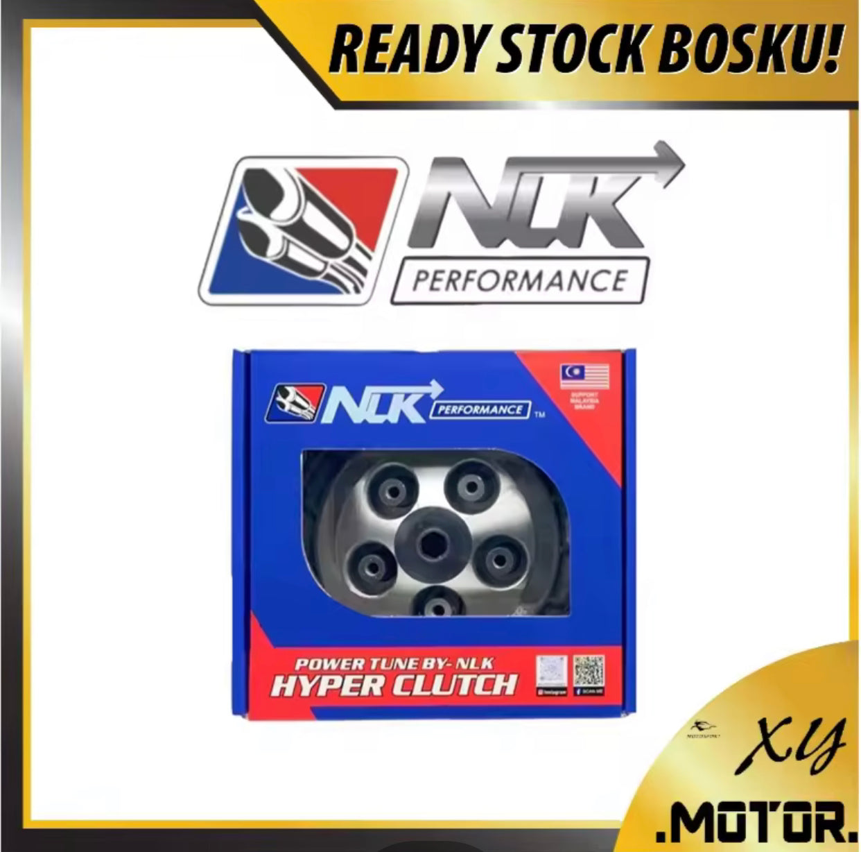 (NLK PERFORMANCE) HYPER CLUTCH FULL SET Y15ZR LC135 4S LC135 5S RS150 RSX SRL115 FI HYPERCLUTCH -By Sea Courier Method 🚢📦