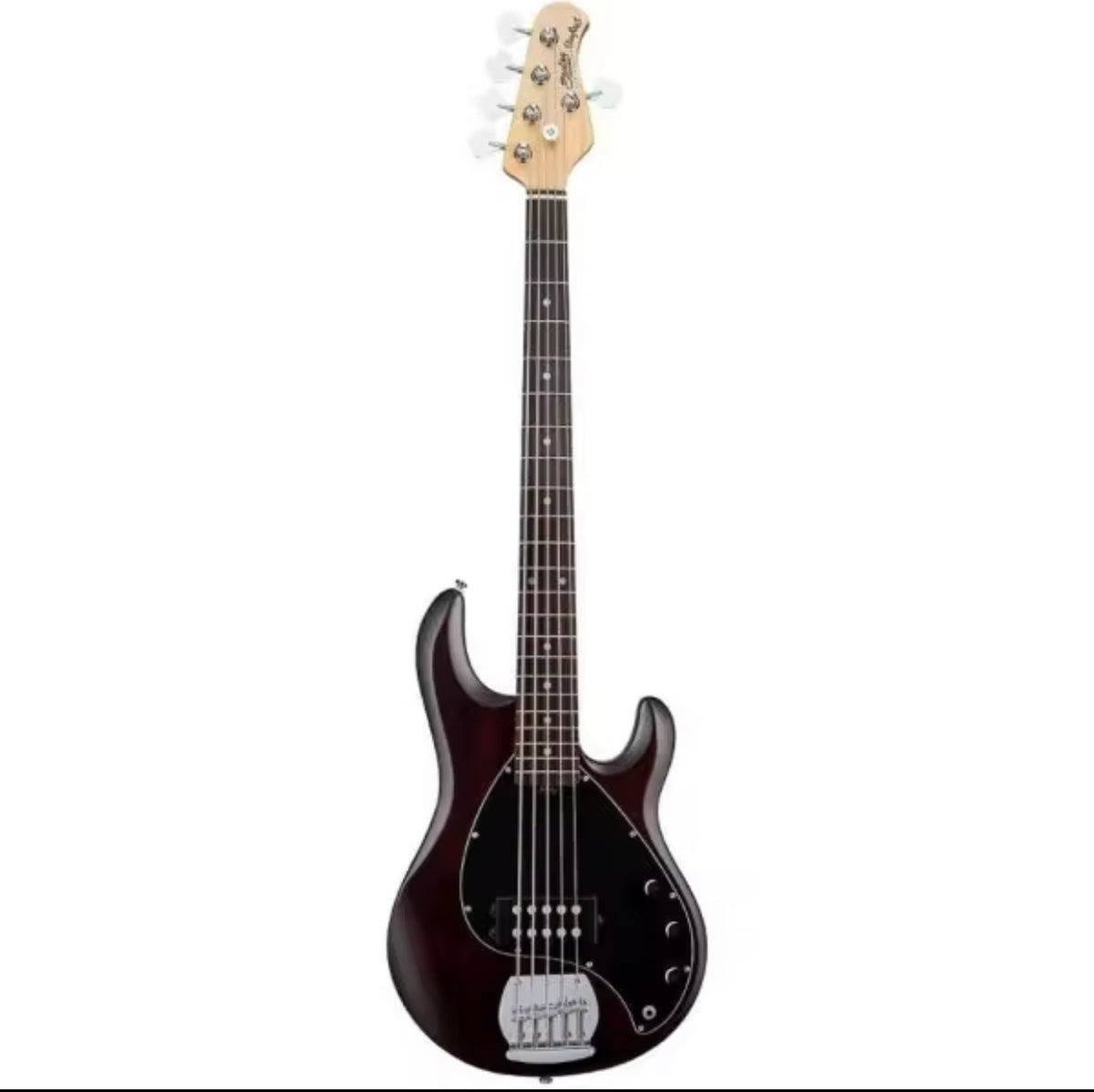 Sterling Ray5 Stingray 5-String Electric Bass Guitar Jatoba Fretboard - Walnut Satin (Ray-5/Ray 5) -By Sea Courier Method 🚢📦