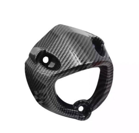 YAMAHA.Y15ZR.MUFFLER.COVER.EXHAUST.COVER.MATTE.BLACK/CARBON -By Sea Courier Method 🚢📦