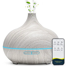 Wood Grain Aromatherapy Diffuser with Remote Control