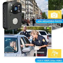 Danruiee M1 Body Camera 1080P, Night Vision, 3200mAh Battery