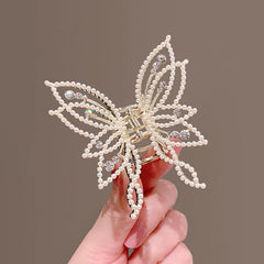 Metal Butterfly Hair Claw Clip