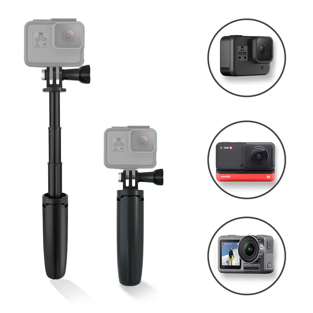 Foldable Vlog Tripod for GoPro Hero 11 10 Black