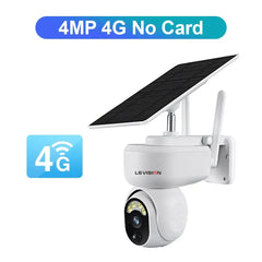 LS VISION 4MP 2K Solar Outdoor 4G WIFI PTZ Camera