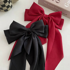 Elegant Retro Bow Ribbon Hair Clip