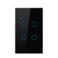 Tuya WiFi Smart Light Switch- 120 Type Wall Touch - Alexa, Google Home Compatible