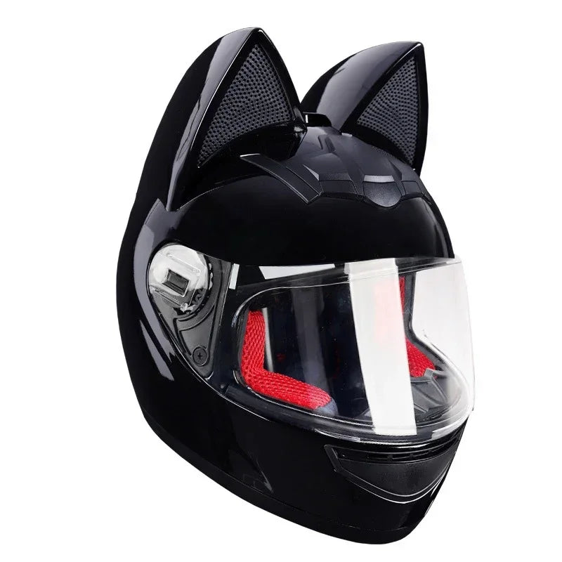 Cat Ear Motorcycle Helmet Full Face DOT Certified – Dhivehi Cart