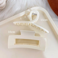 Large Acrylic Hair Claw Clip Set