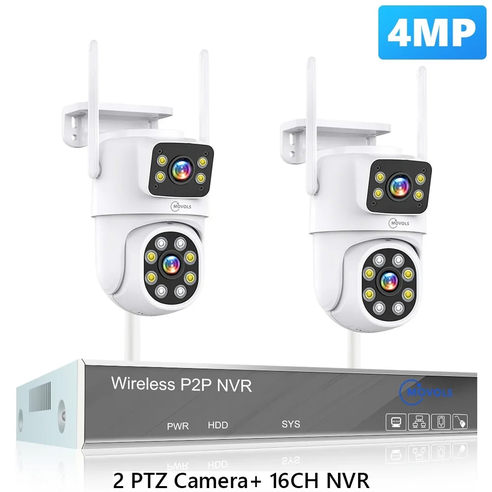 Movols H.265 3MP 5MP Wireless CCTV System