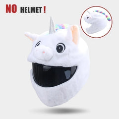 Motorcycle Helmet Cover Plush with Large Flexible Ears