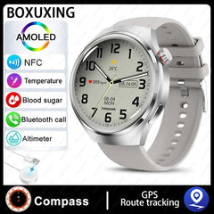 2024 GPS Smart Watch for Men - HD Screen, Health Monitoring, BT Call, NFC - IP68 Waterproof