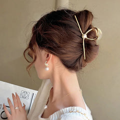 Trendy Geometric Metal Hair Clip Claw