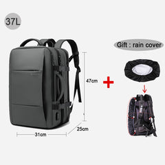 Large Capacity Business Travel Backpack 17.3 Laptop USB Bag