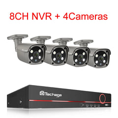 Techage 8CH 5MP HD POE CCTV System